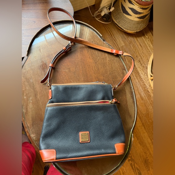 Dooney & Bourke Handbags - Dooney & Bourke Black and Brown Messenger Bag